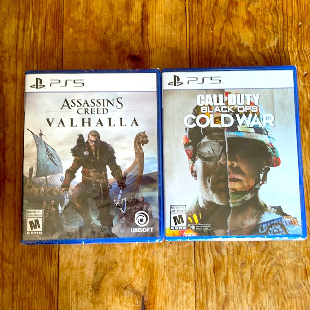 PS5 still in the package games